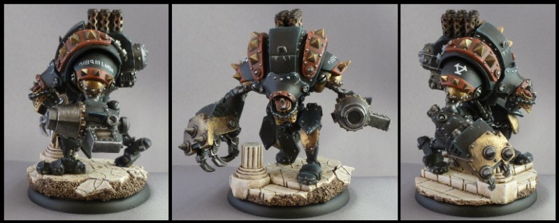 an image of my painted Black Ivan, Khador Character Jack