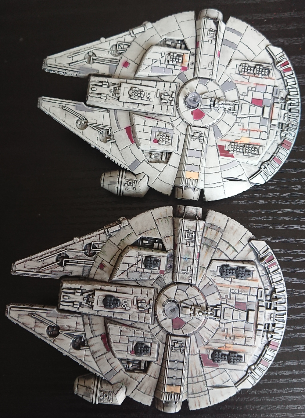 What a piece of junk! Weathering the Millennium Falcon | Splayed Paint ...