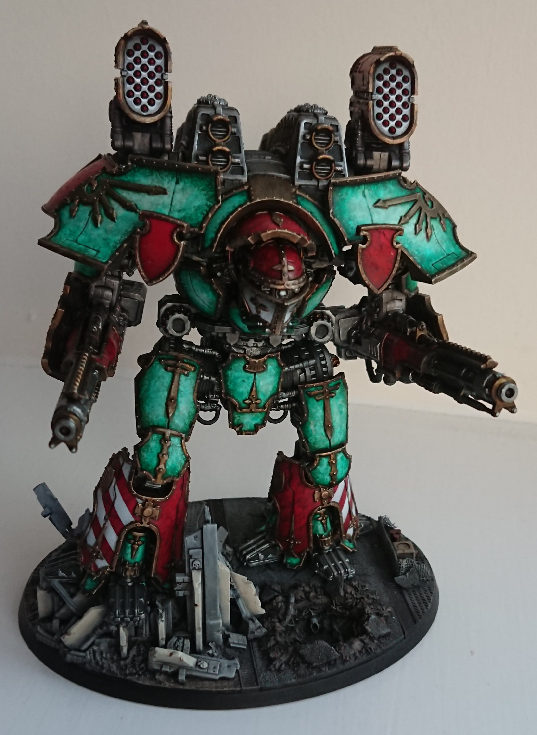 Legio Solaria Warlord: White Stripes | Splayed Paint Brush